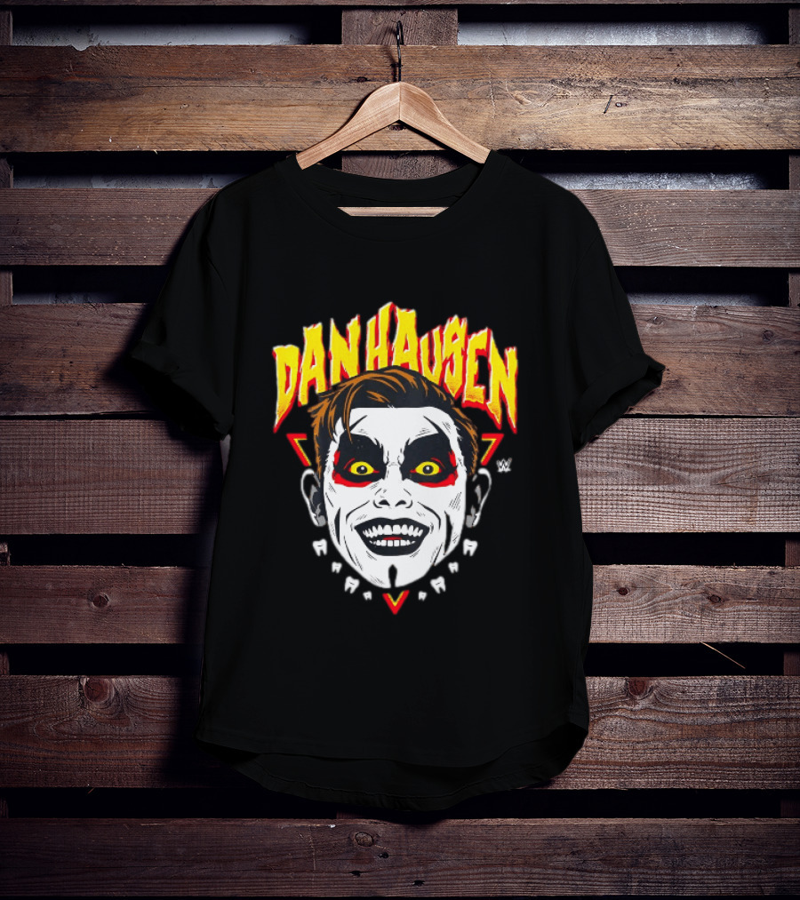 Danhausen Face Paint Yellow Eyes Red Triangle WWE T-Shirt