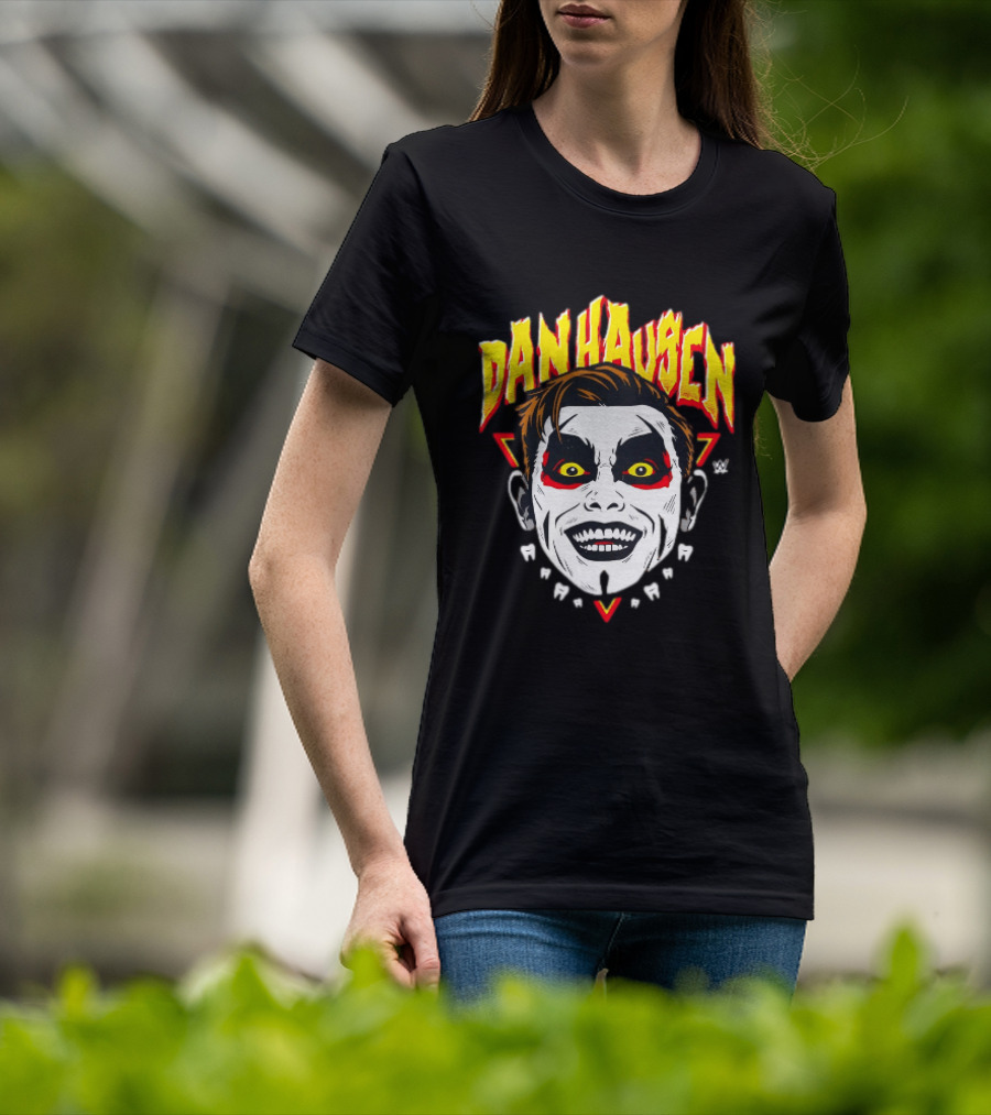 Danhausen Face Paint Yellow Eyes Red Triangle WWE T-Shirt