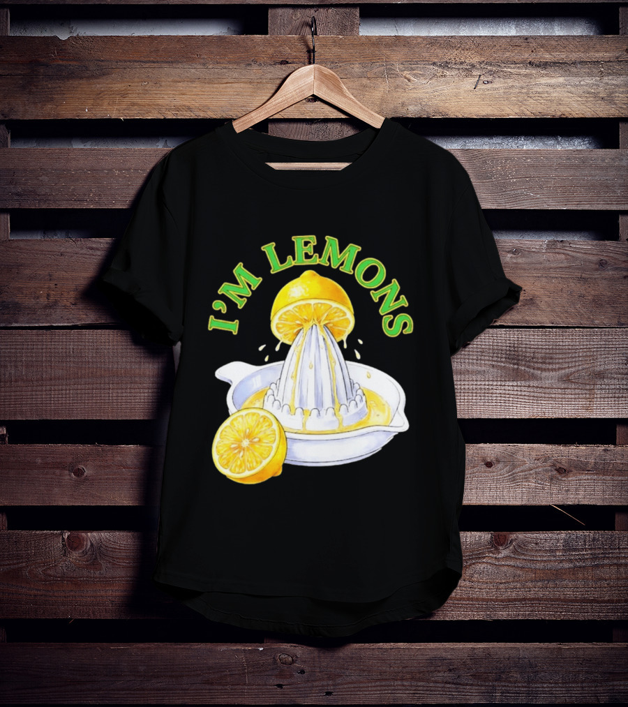 I'm Lemons Citrus Squeezer Fruit T-Shirt