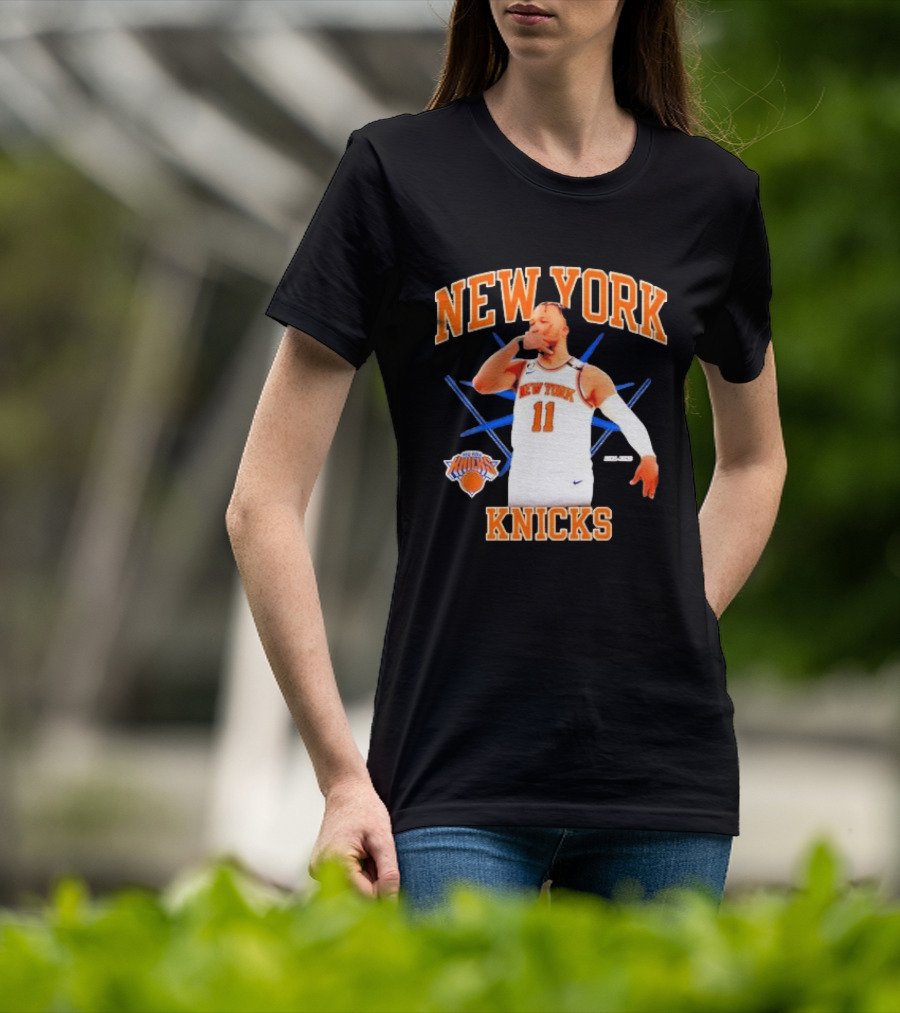 New York Knicks Jalen Brunson 11 NBA Basketball 3 Point 2026 T-Shirt