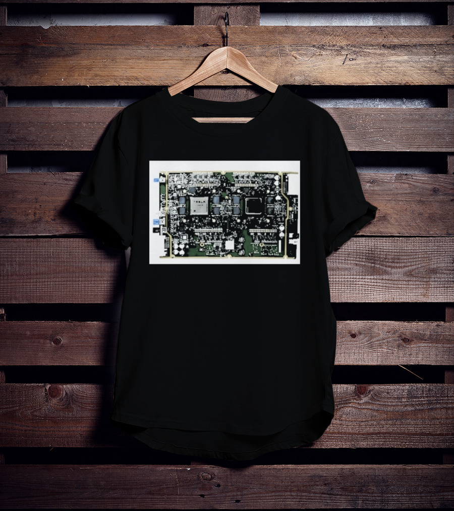 Tesla HW4 Brain Circuit Board Computer Chip Technology T-Shirt