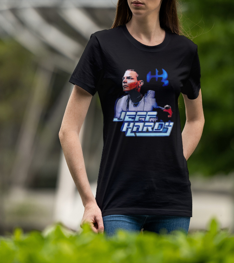 Jeff Hardy WWE Superstar Blue And Red T-Shirt