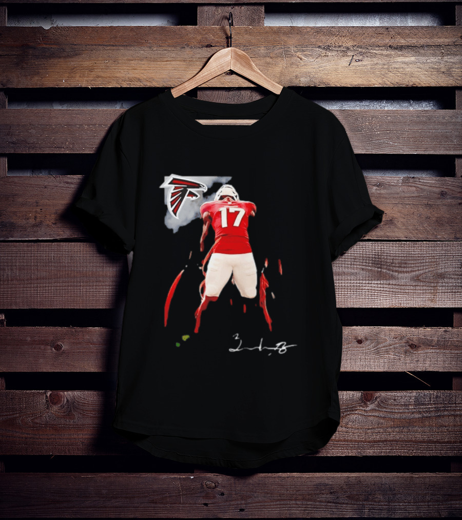 Atlanta Falcons Rookie Zachariah Branch Number 17 T-Shirt