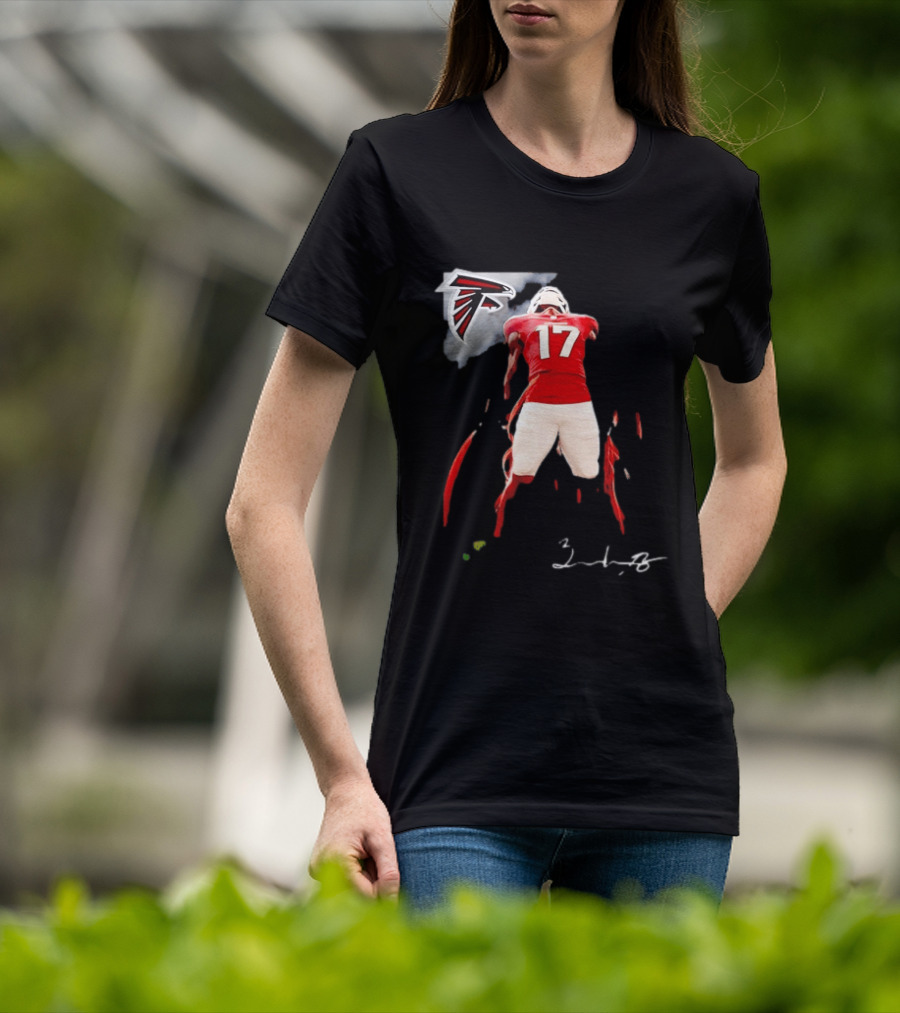 Atlanta Falcons Rookie Zachariah Branch Number 17 T-Shirt