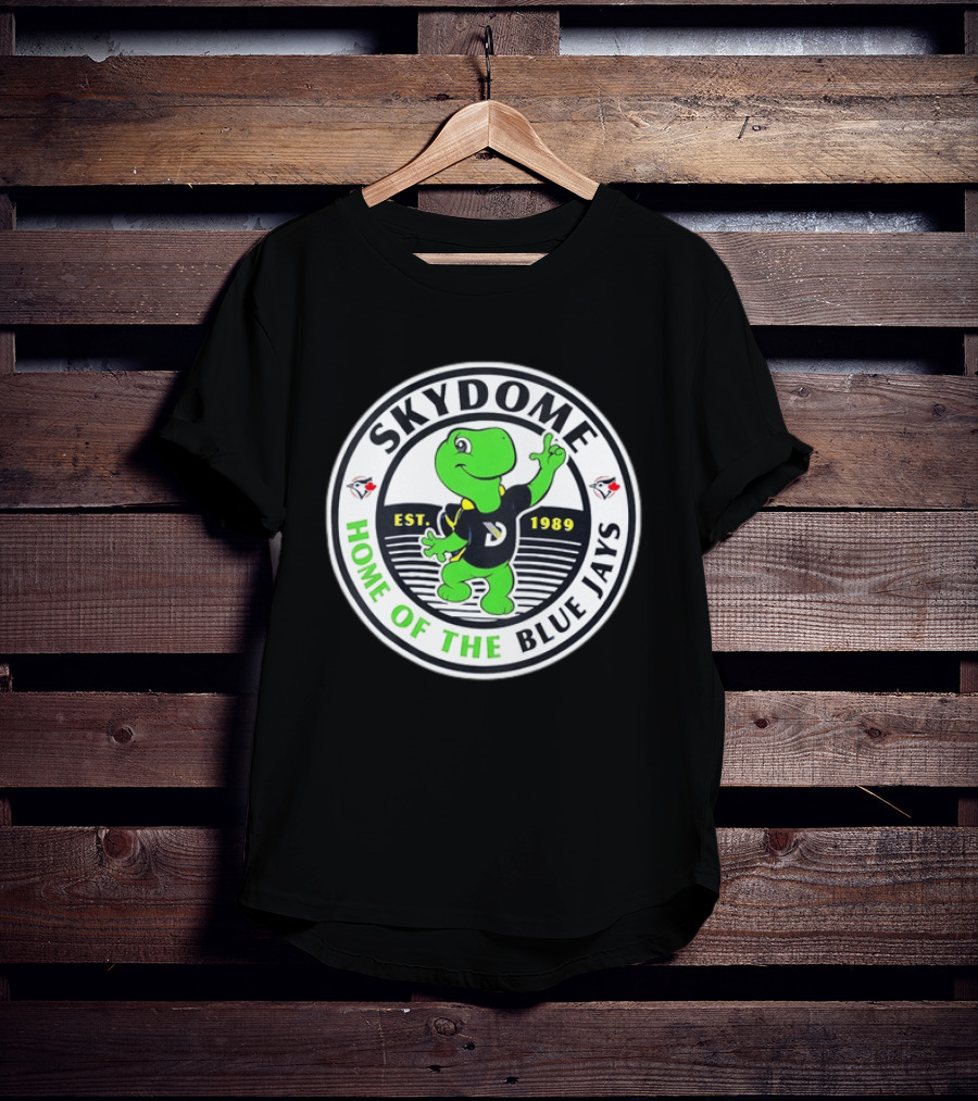 Toronto Blue Jays SkyDome Turtle Est 1989 Home Of The Blue Jays T-Shirt