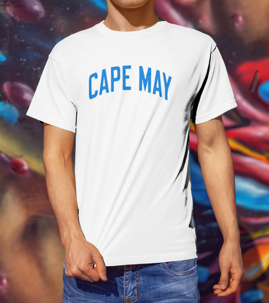 Cape May Beach Vacation Crewneck Cozy T-Shirt