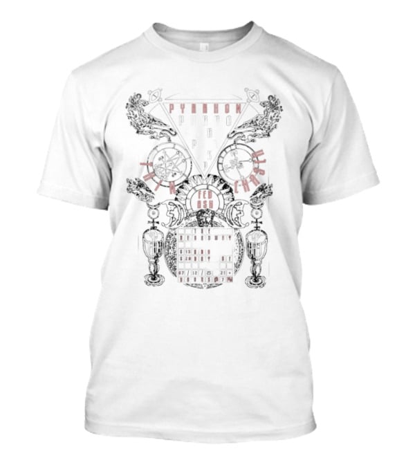 Pyrrhon Thin Chaser Fedash Pythagorean Symbols And Abstract Geometry T-Shirt