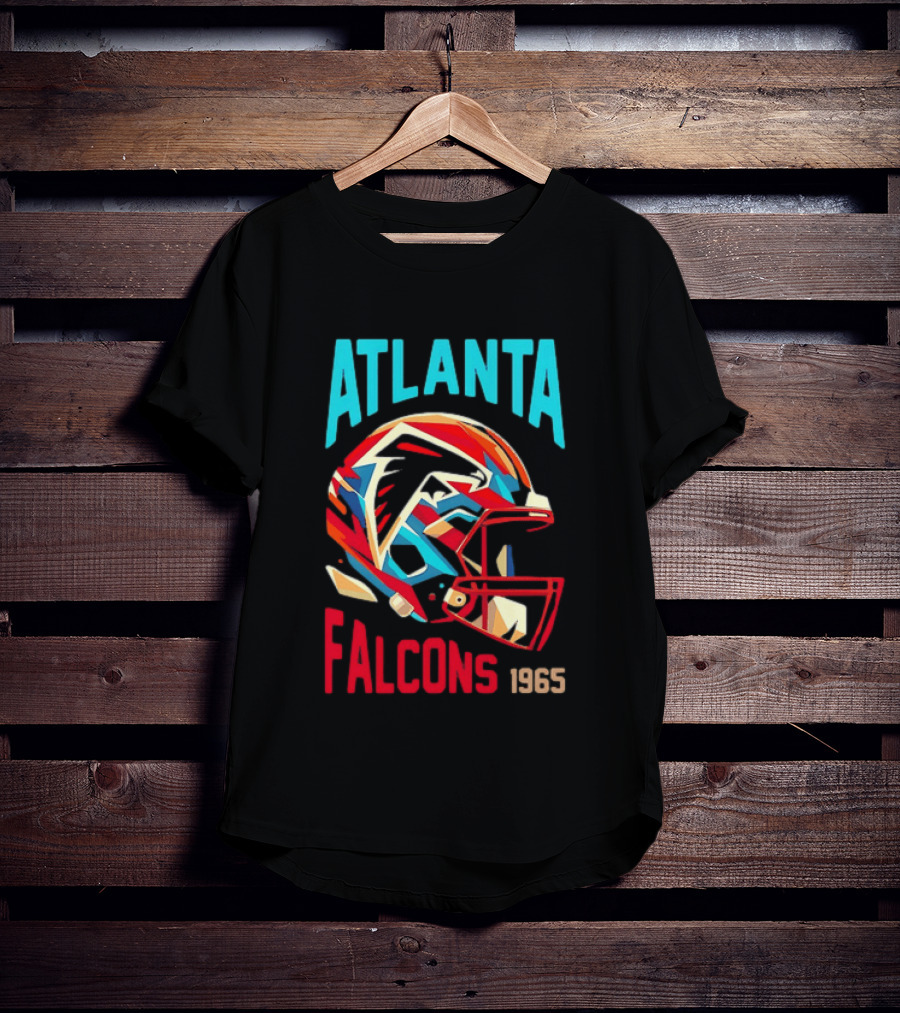 Atlanta Falcons 1965 Helmet Vintage Football Team T-Shirt