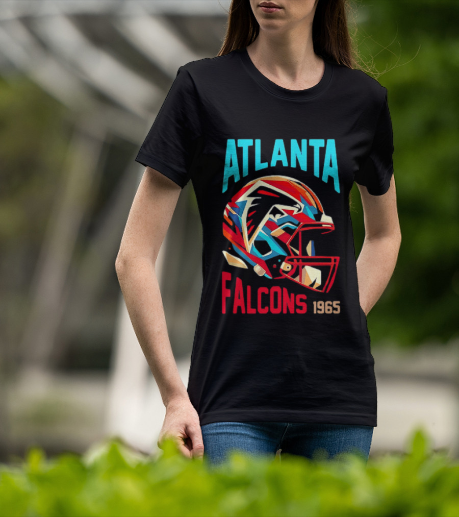 Atlanta Falcons 1965 Helmet Vintage Football Team T-Shirt