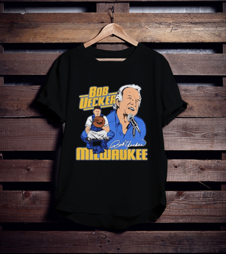 Bob Uecker Milwaukee Catcher Microphone 2026 T-Shirt