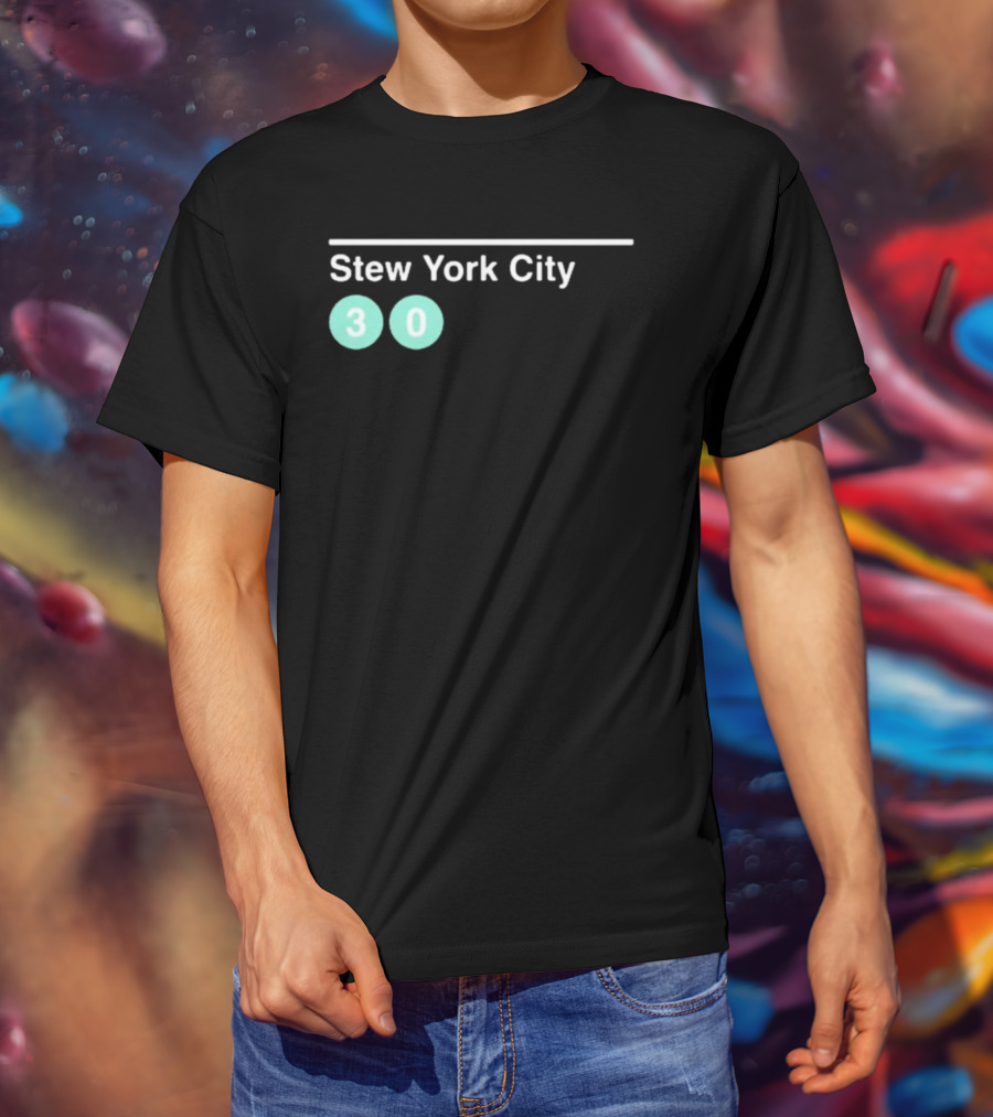 Stew York City 30 Breanna Stewart NY Liberty WNBA T-Shirt