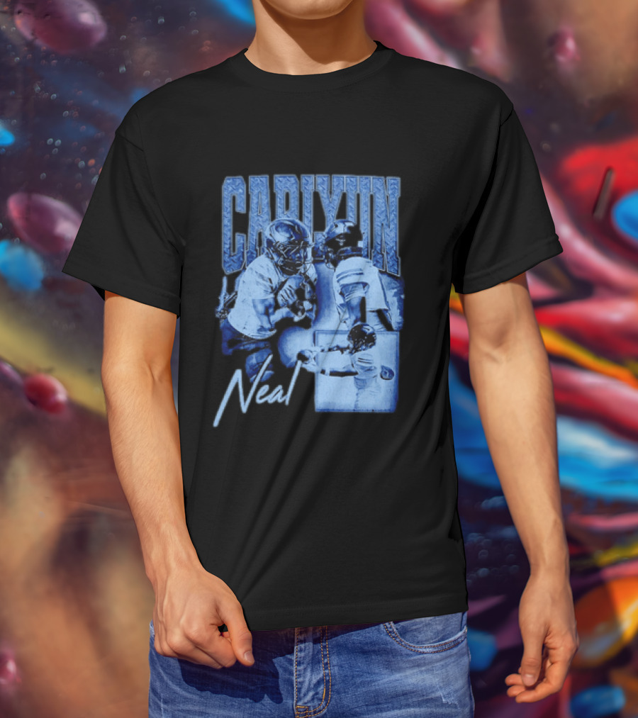 Carlyun Neal Alabama Crimson Tide Football Player Action Collage T-Shirt