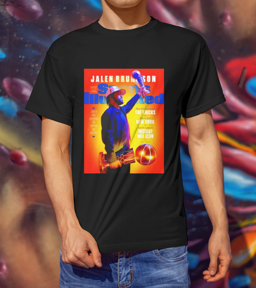 Jalen Brunson Sports Illustrated The Knicks Electrified New York Instant NBA Icon August 2026 T-Shirt