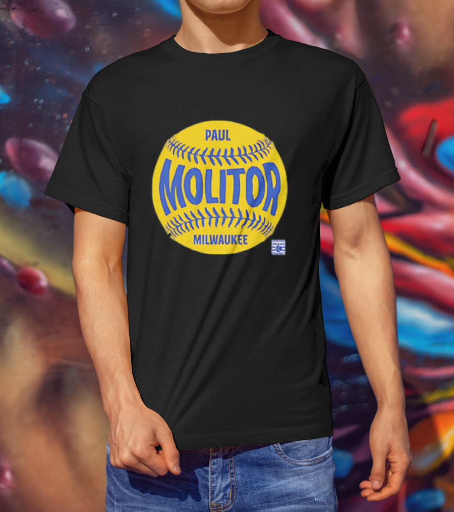 Paul Molitor Milwaukee Brewers Baseball Hall Of Fame 318 Club 1982 T-Shirt