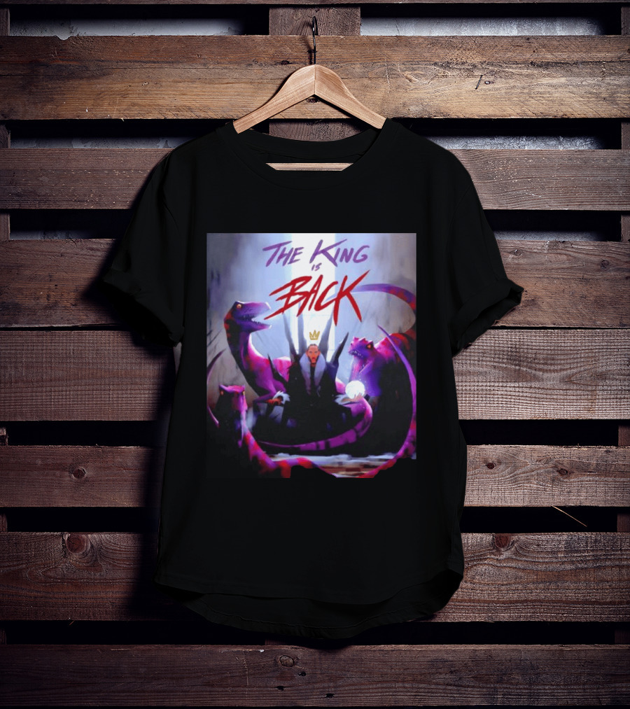 Kawhi Leonard Toronto Raptors The King Is Back Raptors Crown Return T-Shirt