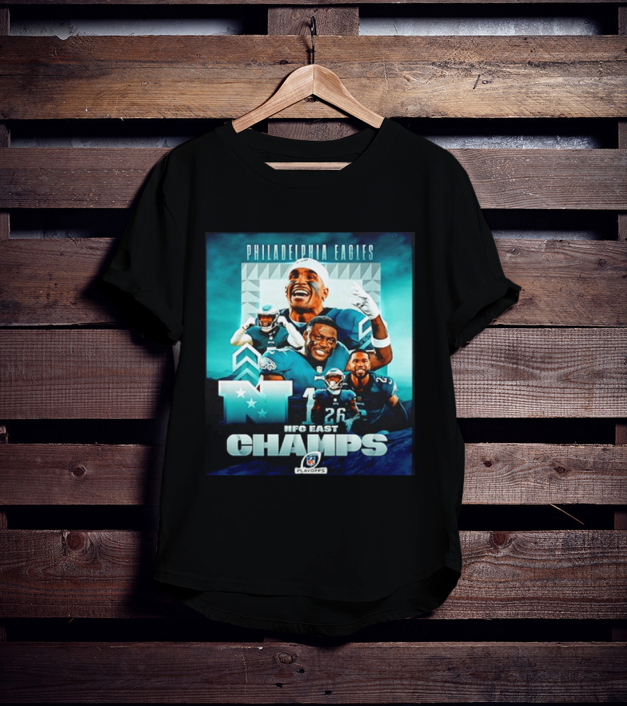 Philadelphia Eagles NFC East Champs 2022 Playoffs T-Shirt