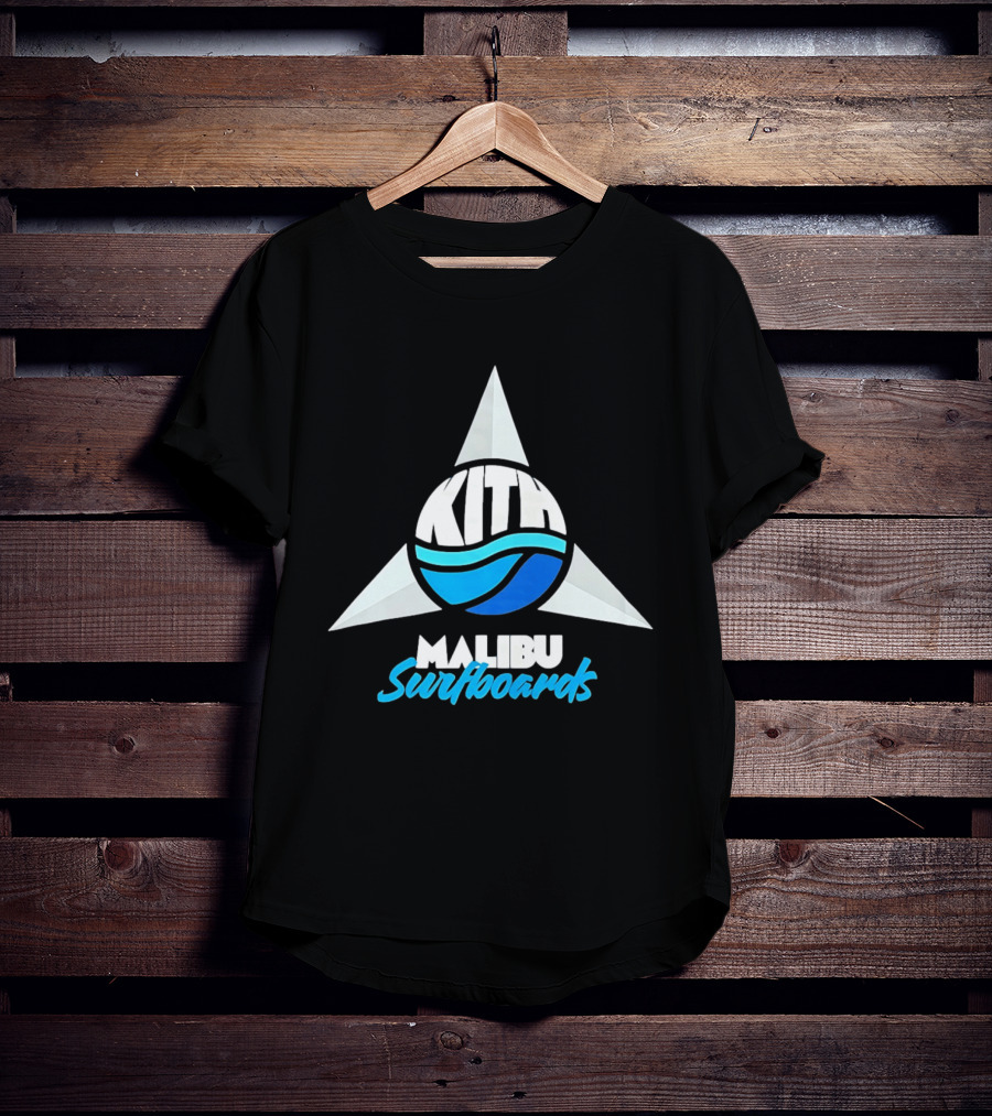 Kith Malibu Surfboards Triangular Wave Aesthetic T-Shirt