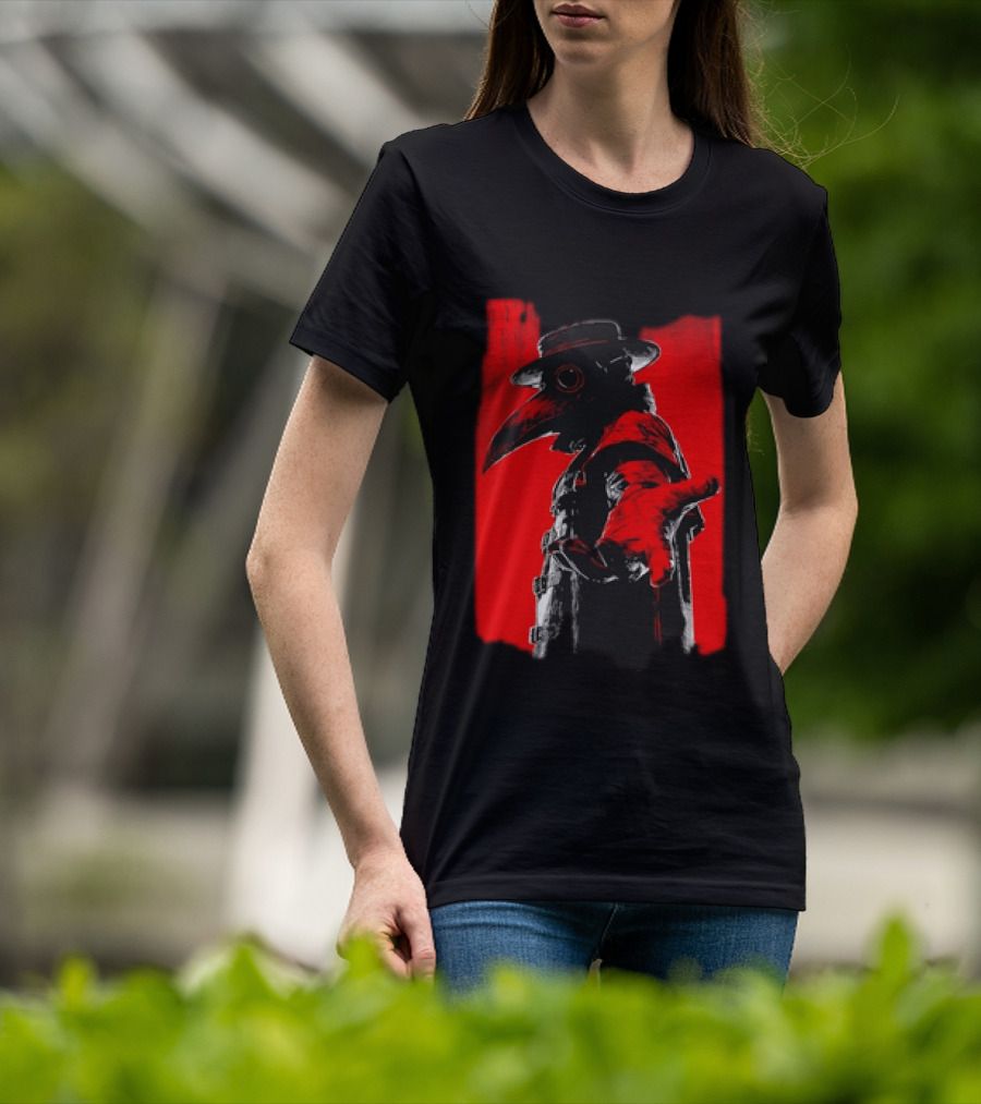 Plague Doctor Come With Me If You Want To Live Vintage Gothic T-Shirt
