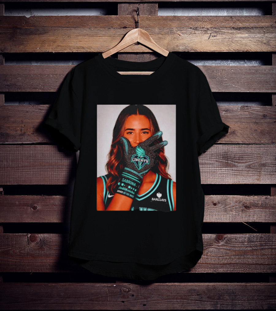 Sabrina Ionescu New York Liberty Barclays Burner Like Brunson IceMan T-Shirt