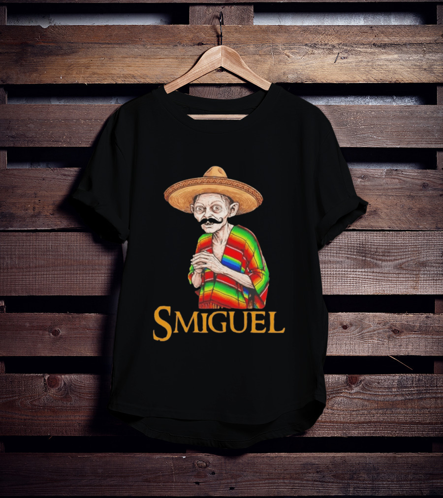 Smiguel Gollum Sombrero Rainbow Poncho T-Shirt