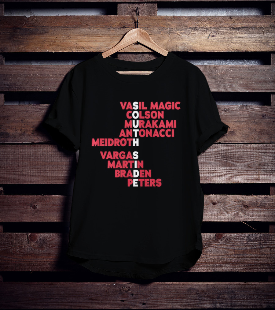 South Side 2026 Baseball Roster Vasil Magic Colson Murakami Antonacci Reidroth Vargas Martin Braden Peters T-Shirt