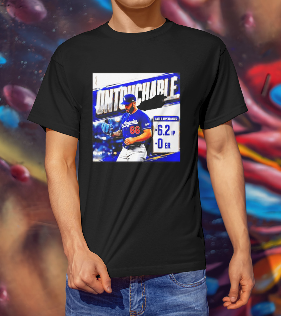 Los Angeles 66 Untouchable Last 6 Appearances 6.2IP 0ER T-Shirt