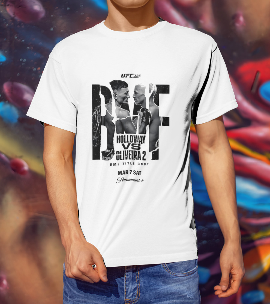 UFC BMF Holloway Vs Oliveira 2 Title Bout 326 T-Shirt