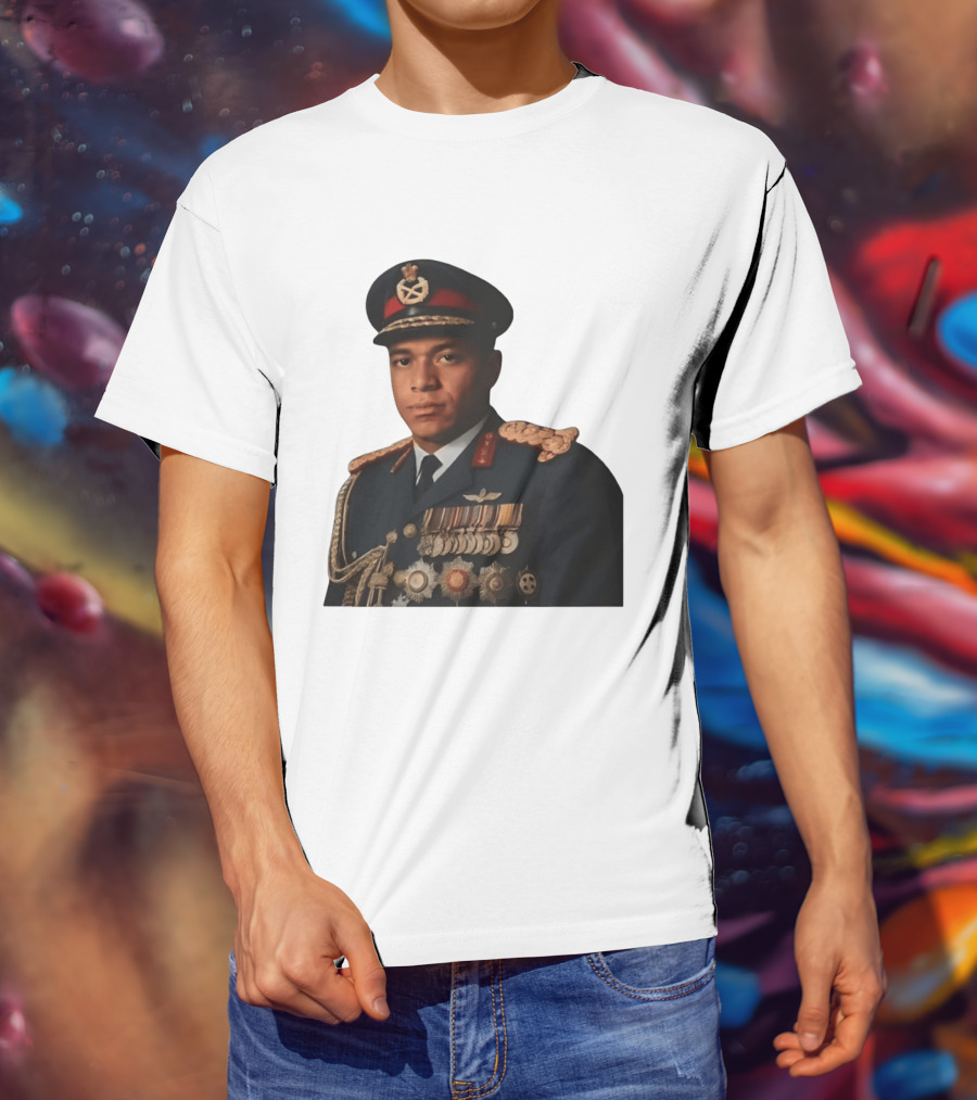 Kylian Mbappe Military Uniform Meme T-Shirt