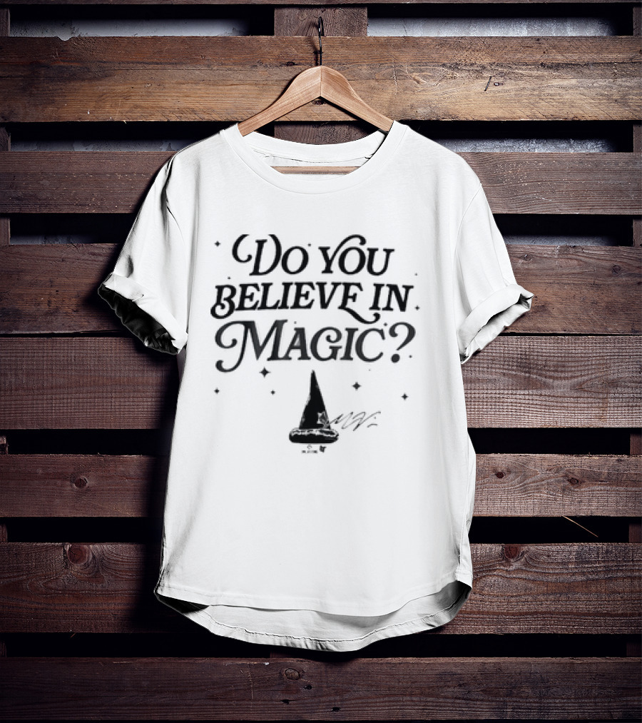 Do You Believe In Magic Mike Vasil Witch Hat Stars T-Shirt
