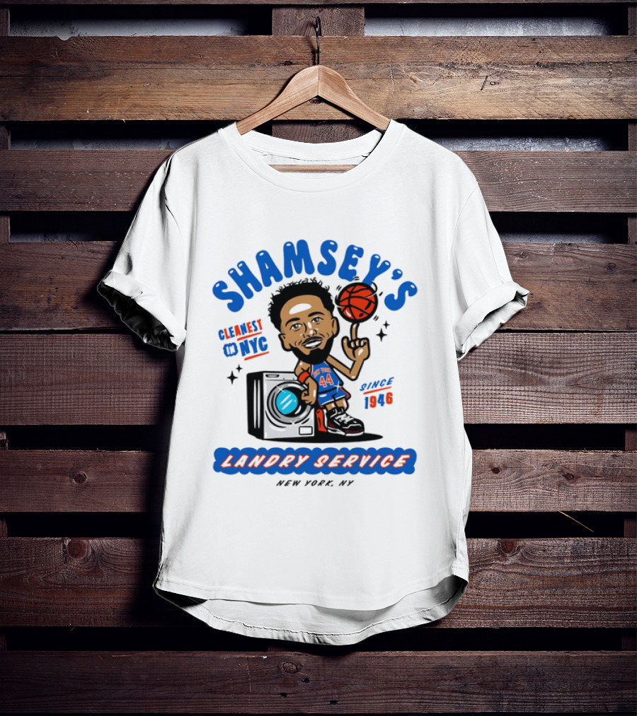 Shamsey's Landry Service New York Knicks Since 1946 NYC T-Shirt