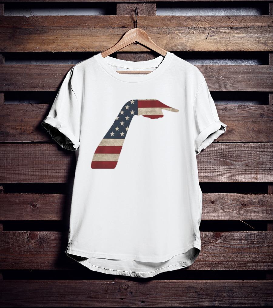 Sophie Cunningham American Flag Pointing Hand Patriotic USA Indiana Fever 2026 T-Shirt