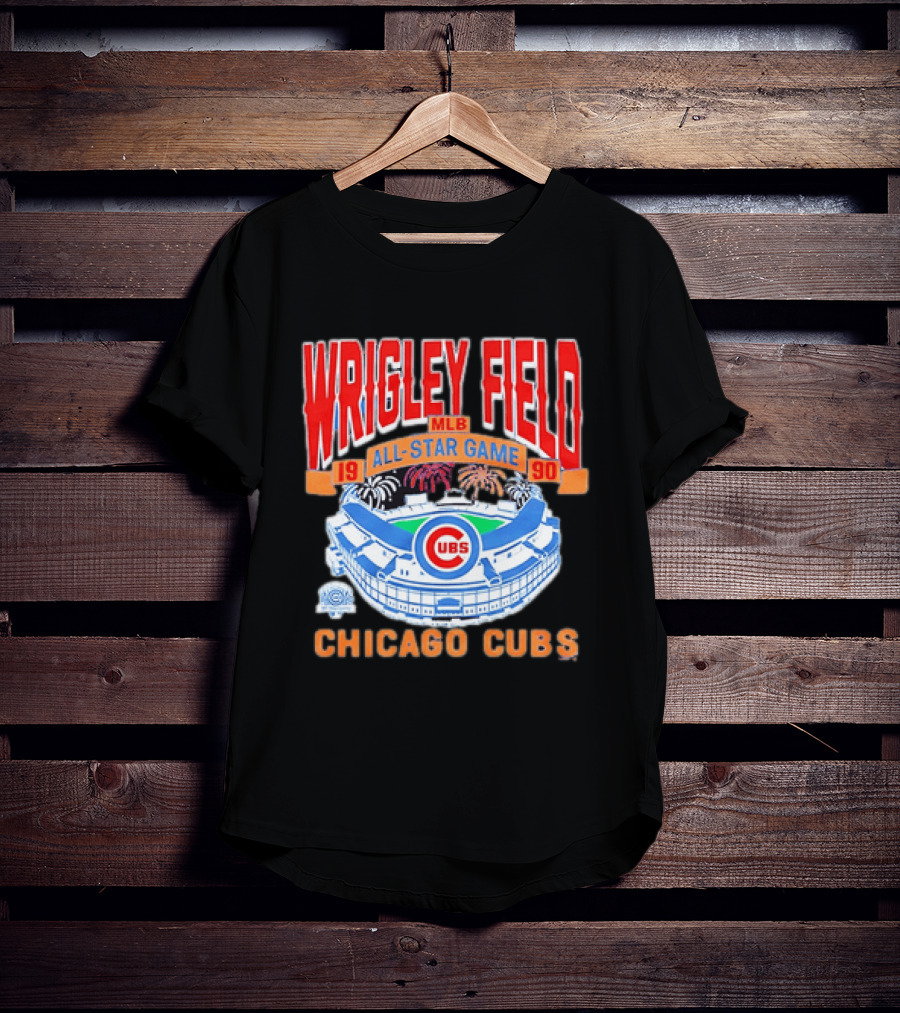 Wrigley Field 1990 MLB All Star Game Chicago Cubs T-Shirt