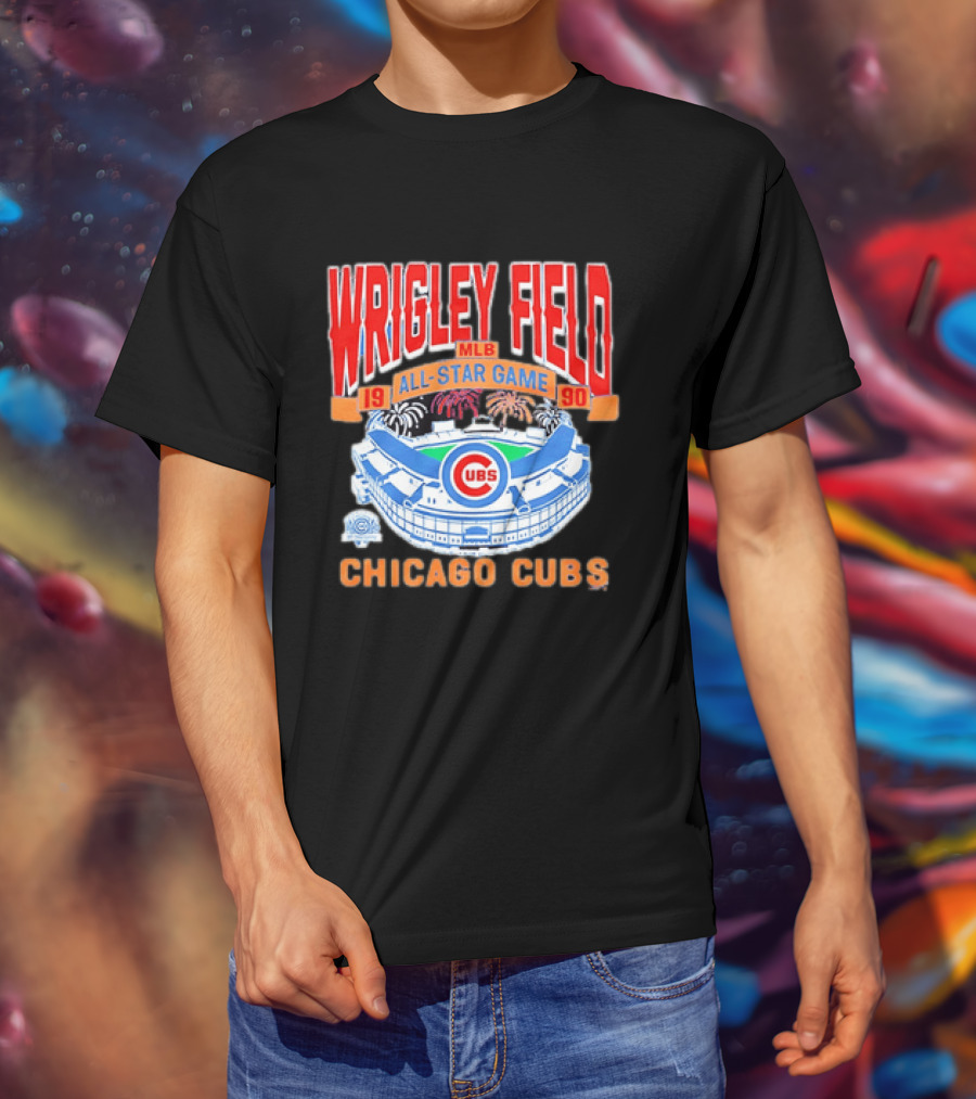 Wrigley Field 1990 MLB All Star Game Chicago Cubs T-Shirt