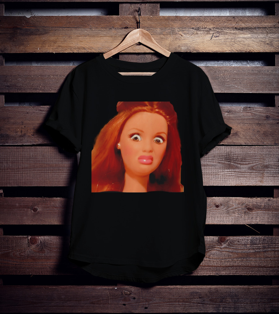 Disgusted Doll Meme Funny Barbie Expression T-Shirt