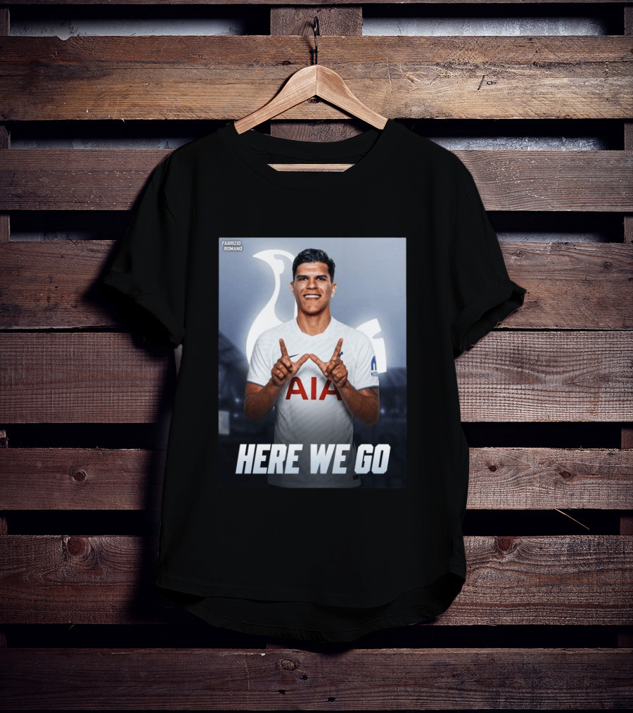 Fabrizio Romano Mateus Fernande Tottenham Here We Go T-Shirt