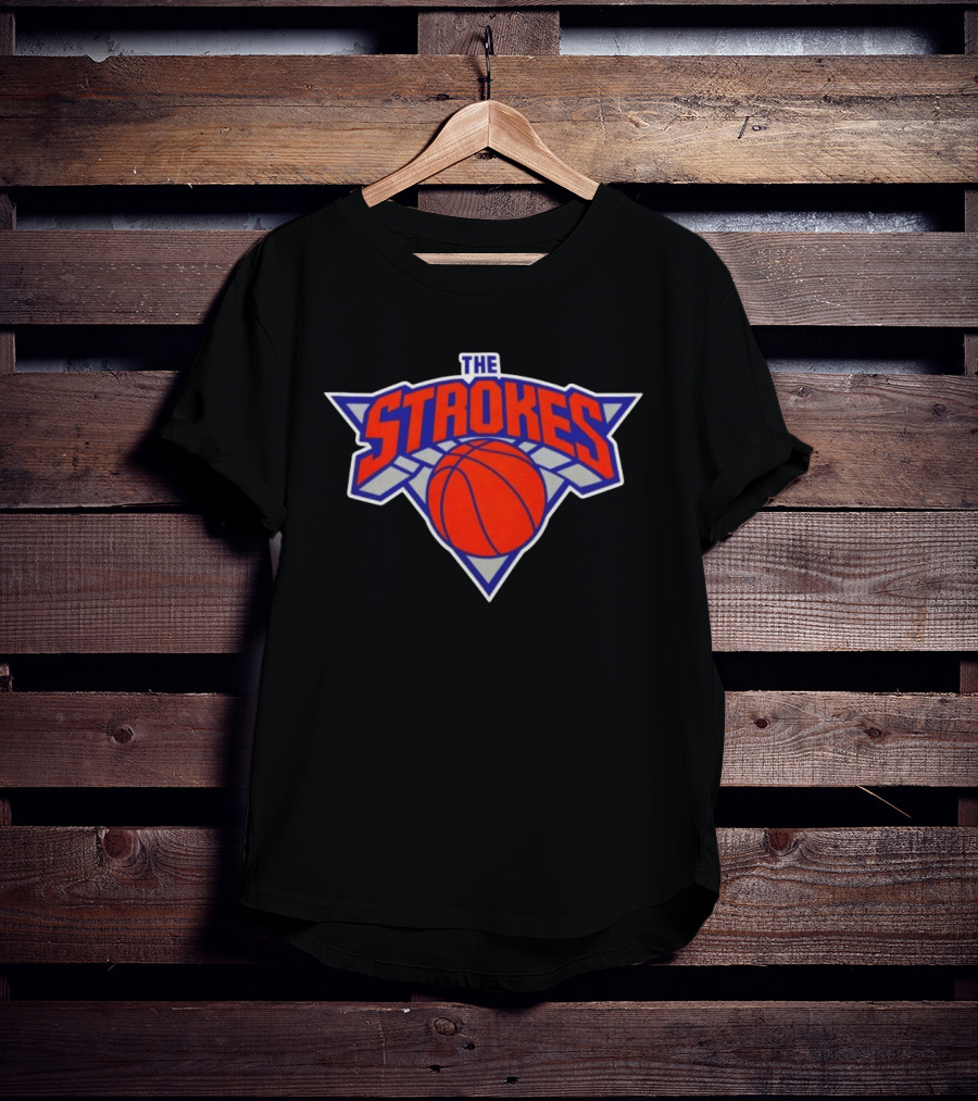 The Strokes Basketball Team Crossover Band Music T-Shirt