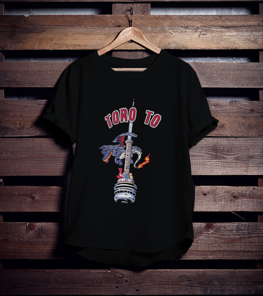 Toronto CN Tower Ash Charizard T-Shirt