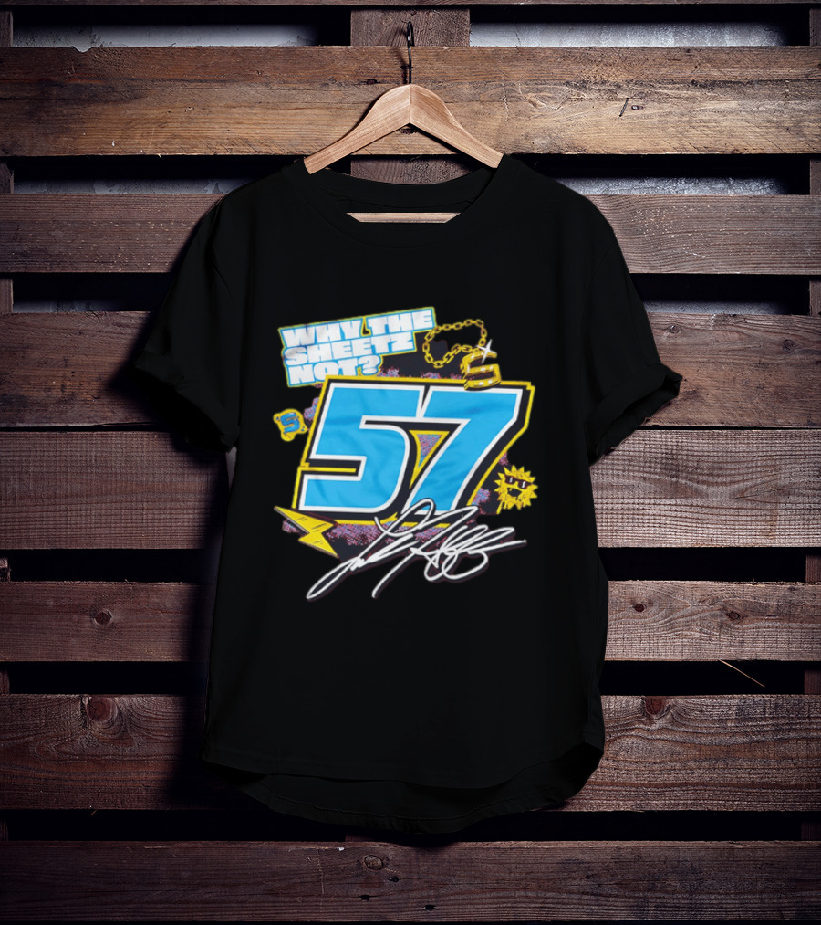 Why The Sheetz Not 57 Racing Motorsport Chain And Lightning T-Shirt
