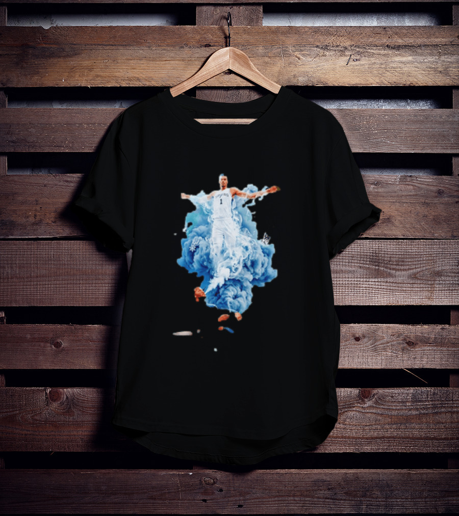 Jalen Brunson We Smoking On That Wemby Pack Spurs Player Blue Smoke T-Shirt