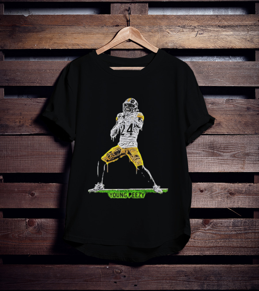 Young Peezy Pittsburgh Steelers Football Player 24 T-Shirt