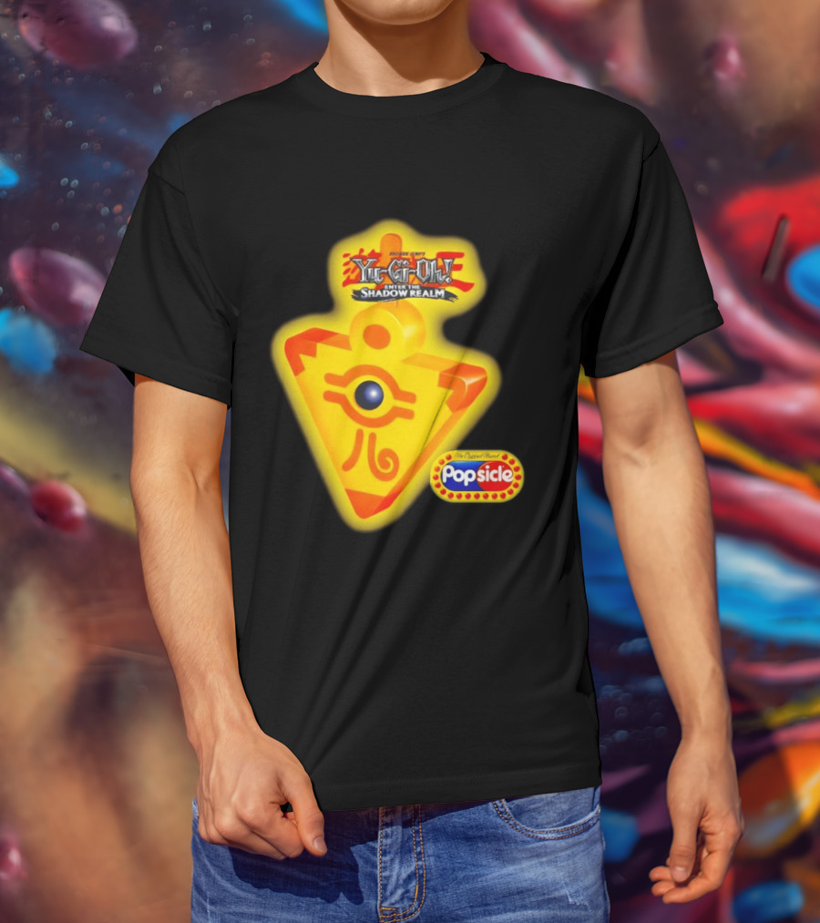 Shonen Jump Yu Gi Oh Enter The Shadow Realm Millennium Puzzle Popsicle T-Shirt