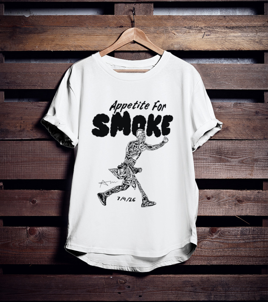 Appetite For Smoke Running Silhouette 7 26 T-Shirt