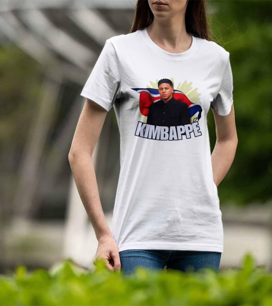 Kimbappé North Korea Leader Red Flag Fusion T-Shirt