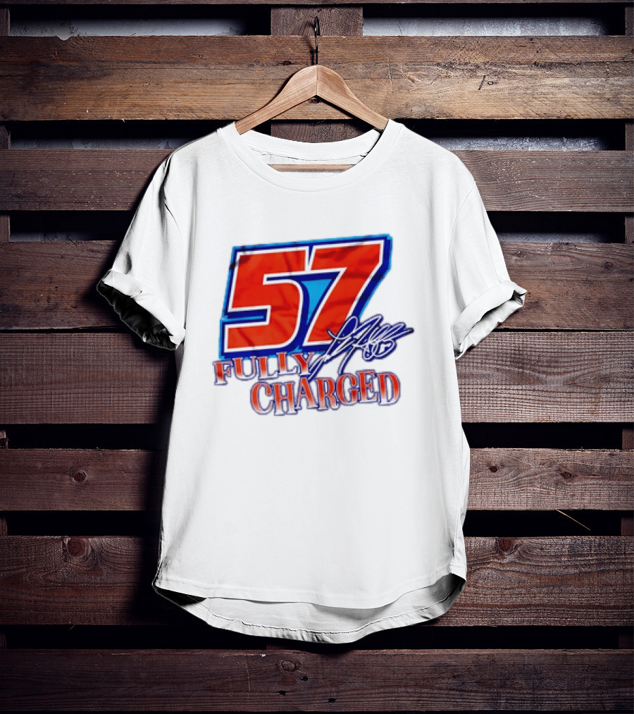 Kyle Larson 57 Fully Charged Hendrick Motorsports Racing Fan T-Shirt