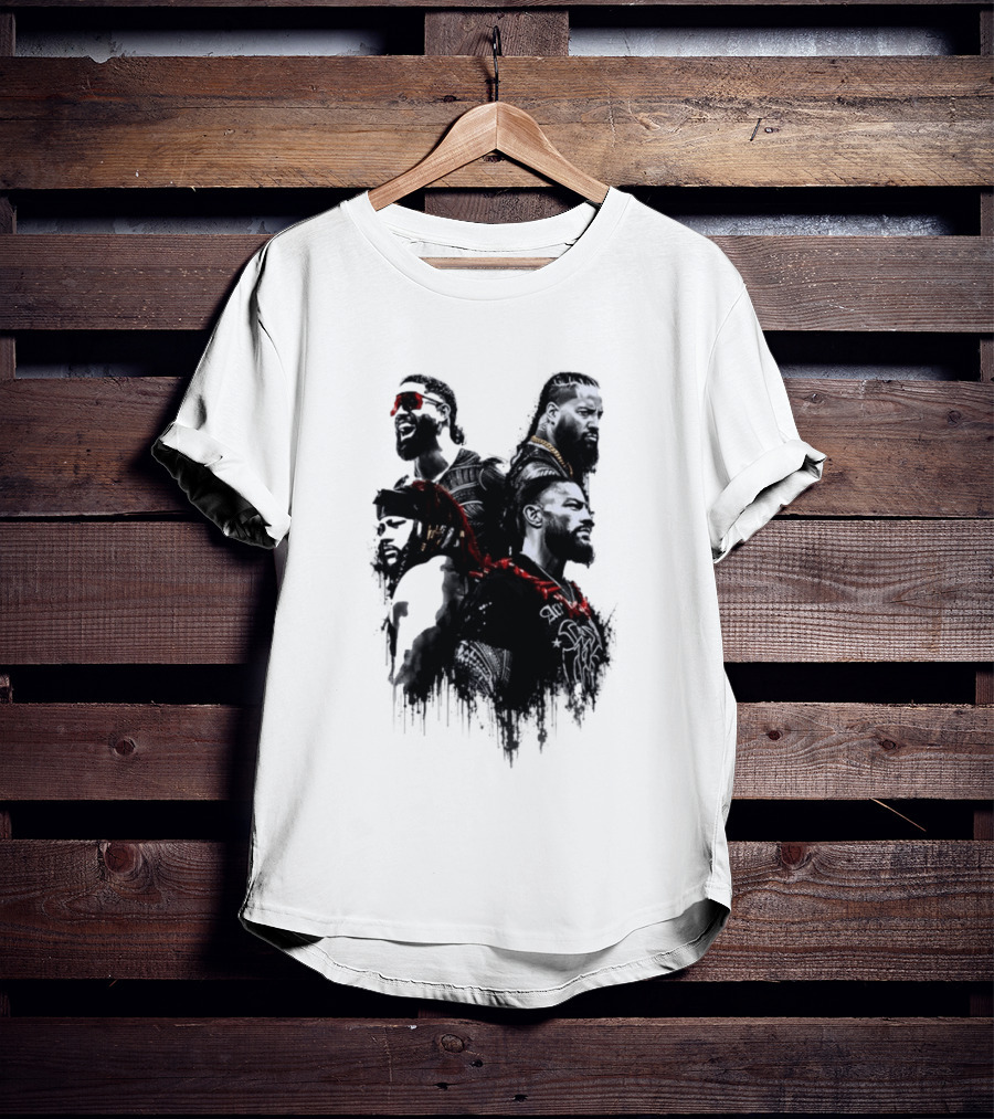 Bloodline Legacy Tribal Chief Wrestling Icons Collection T-Shirt