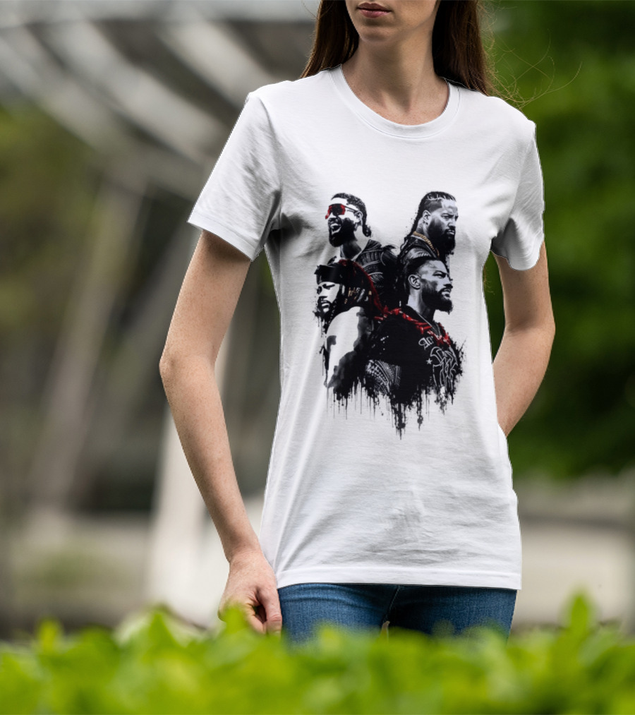 Bloodline Legacy Tribal Chief Wrestling Icons Collection T-Shirt