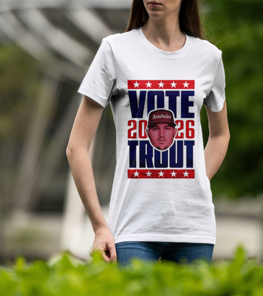 Vote Mike Trout Los Angeles Angels 2026 T-Shirt