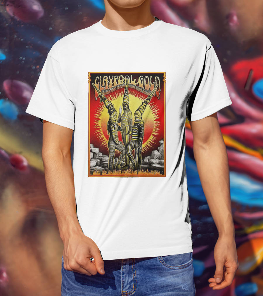 Primus Claypool Gold Tour 2026 Gallagher Square San Diego July 1 Psychedelic T-Shirt