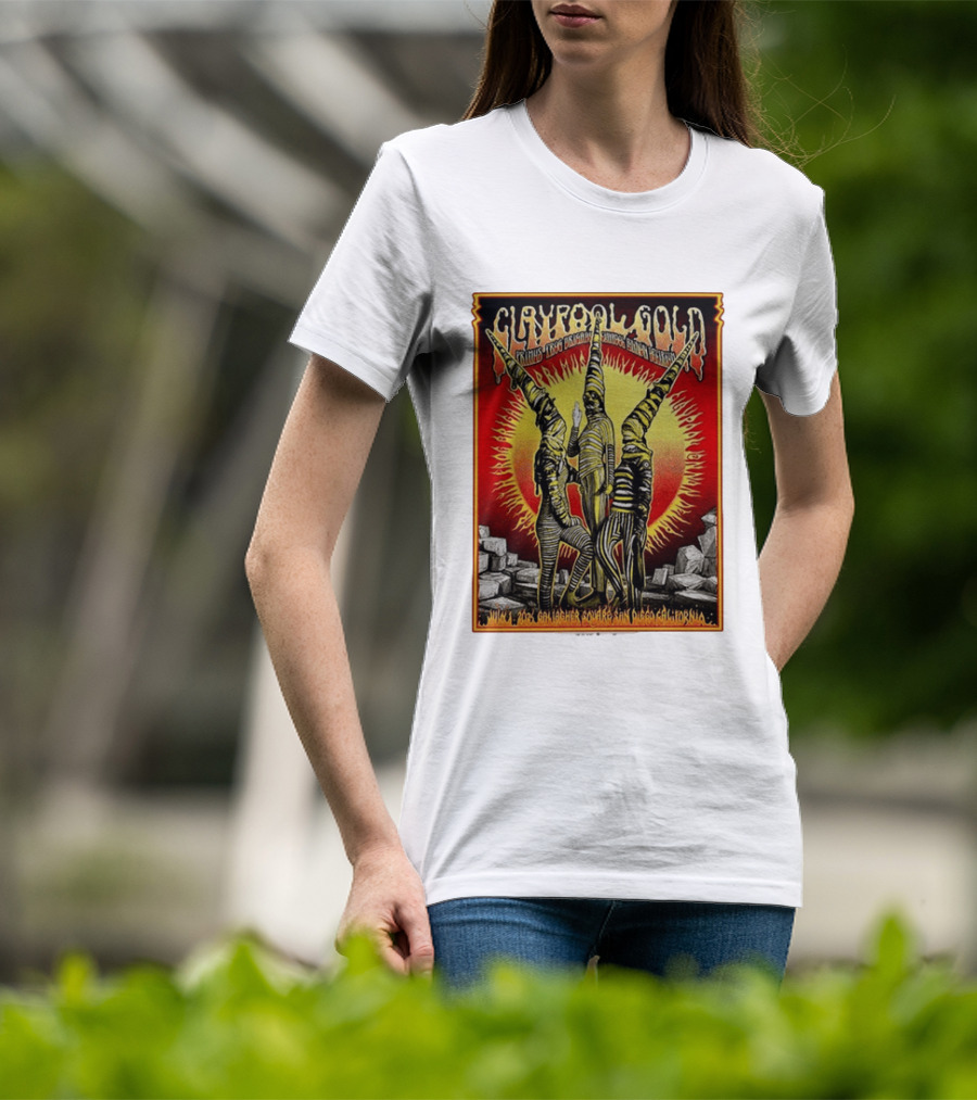 Primus Claypool Gold Tour 2026 Gallagher Square San Diego July 1 Psychedelic T-Shirt