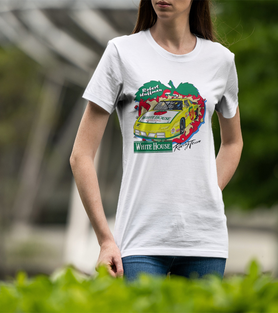 Robert Huffman White House Apple Juice Racing Team Car 37 NASCAR T-Shirt